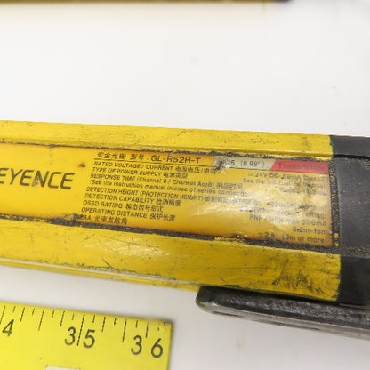 Keyence GL-R52H-T GL-R52H-R Safety Light Curtain Transmitter Receiver Set 24VDC