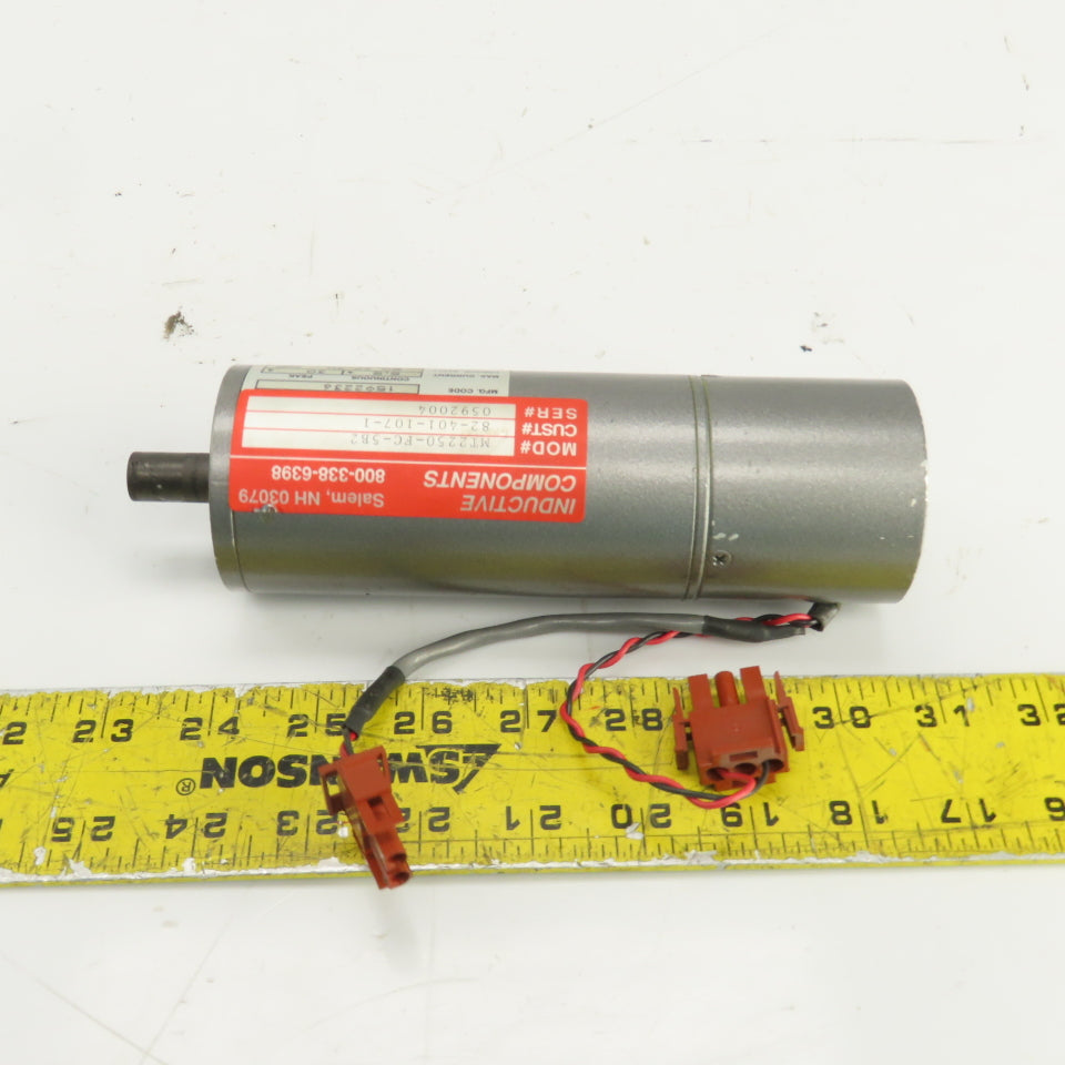 Baldor MT2250-FC-5B2 Permanent Magnet Servo Motor 5000RPM 40VDC 50 OZ-IN Torq