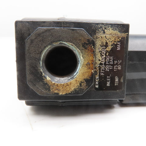Excelon F73G-4AN-QD3 1/2" NPT Compressed Air Filter Assembly Manual Drain 250PSI