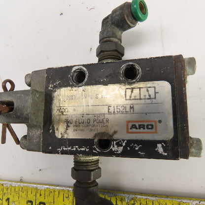 ARO Fluid Power E152LM 3 Port 2 Position Manual Air Control Valve 1/4" NPT