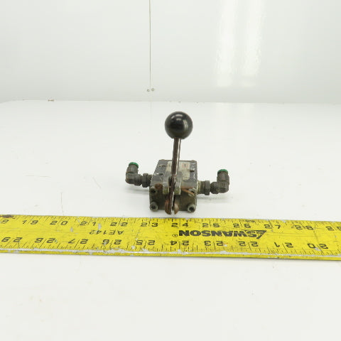 ARO Fluid Power E152LM 3 Port 2 Position Manual Air Control Valve 1/4" NPT