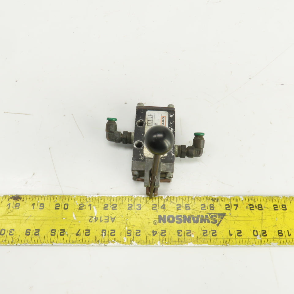 ARO Fluid Power E152LM 3 Port 2 Position Manual Air Control Valve 1/4" NPT