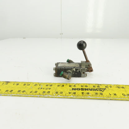ARO Fluid Power E152LM 3 Port 2 Position Manual Air Control Valve 1/4" NPT