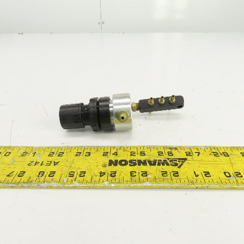 6 Port Air Distribution Manifold 4mm OD Ports W/ Manual Regulator