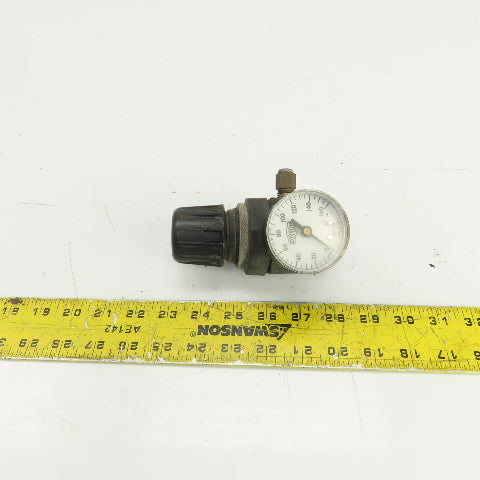 Watts Midi-Series 0-125PSI Manual Pneumatic Regulator W/0-160PSI Gauge 1/4" NPT