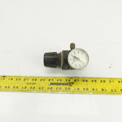 Watts Midi-Series 0-125PSI Manual Pneumatic Regulator W/0-160PSI Gauge 1/4" NPT