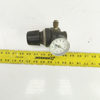 Watts Midi-Series 0-125PSI Manual Pneumatic Regulator W/0-160PSI Gauge 1/4" NPT