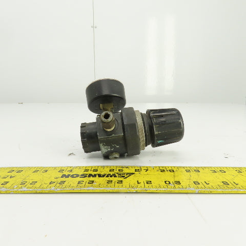Watts Midi-Series 0-125PSI Manual Pneumatic Regulator W/0-160PSI Gauge 1/4" NPT