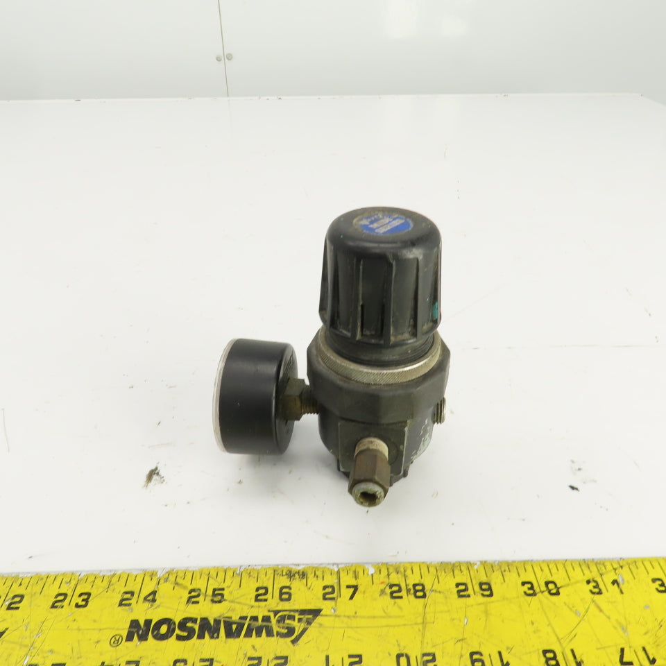 Watts Midi-Series 0-125PSI Manual Pneumatic Regulator W/0-160PSI Gauge 1/4" NPT