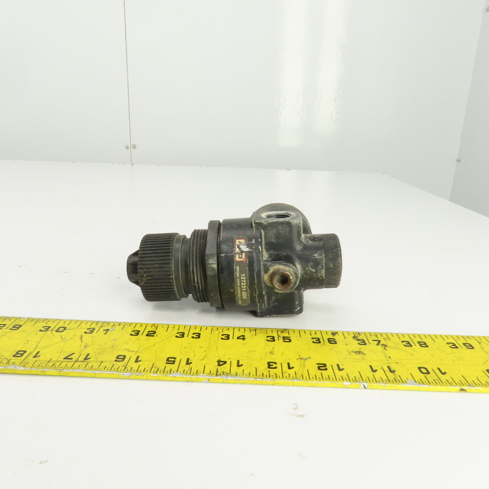 ARO 127231-000 Inline Pneumatic Regulator W/Dixon 0-160PSI Pressure Gauge