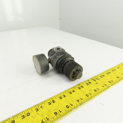 ARO 127231-000 Inline Pneumatic Regulator W/Dixon 0-160PSI Pressure Gauge