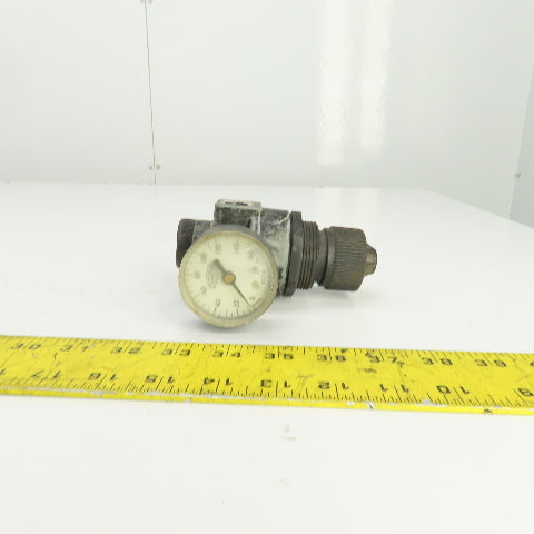 ARO 127231-000 Inline Pneumatic Regulator W/Dixon 0-160PSI Pressure Gauge