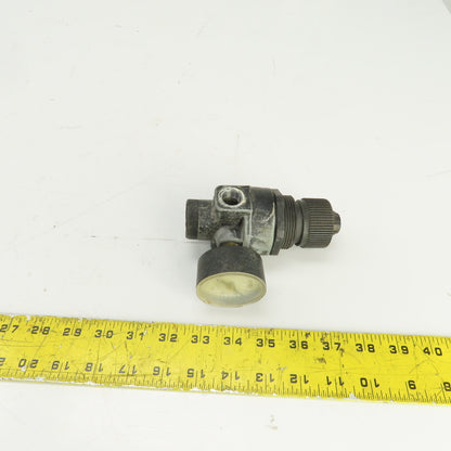 ARO 127231-000 Inline Pneumatic Regulator W/Dixon 0-160PSI Pressure Gauge
