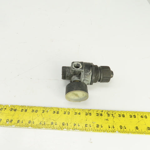 ARO 127231-000 Inline Pneumatic Regulator W/Dixon 0-160PSI Pressure Gauge