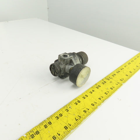 ARO 127231-000 Inline Pneumatic Regulator W/Dixon 0-160PSI Pressure Gauge