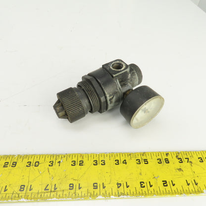 ARO 127231-000 Inline Pneumatic Regulator W/Dixon 0-160PSI Pressure Gauge