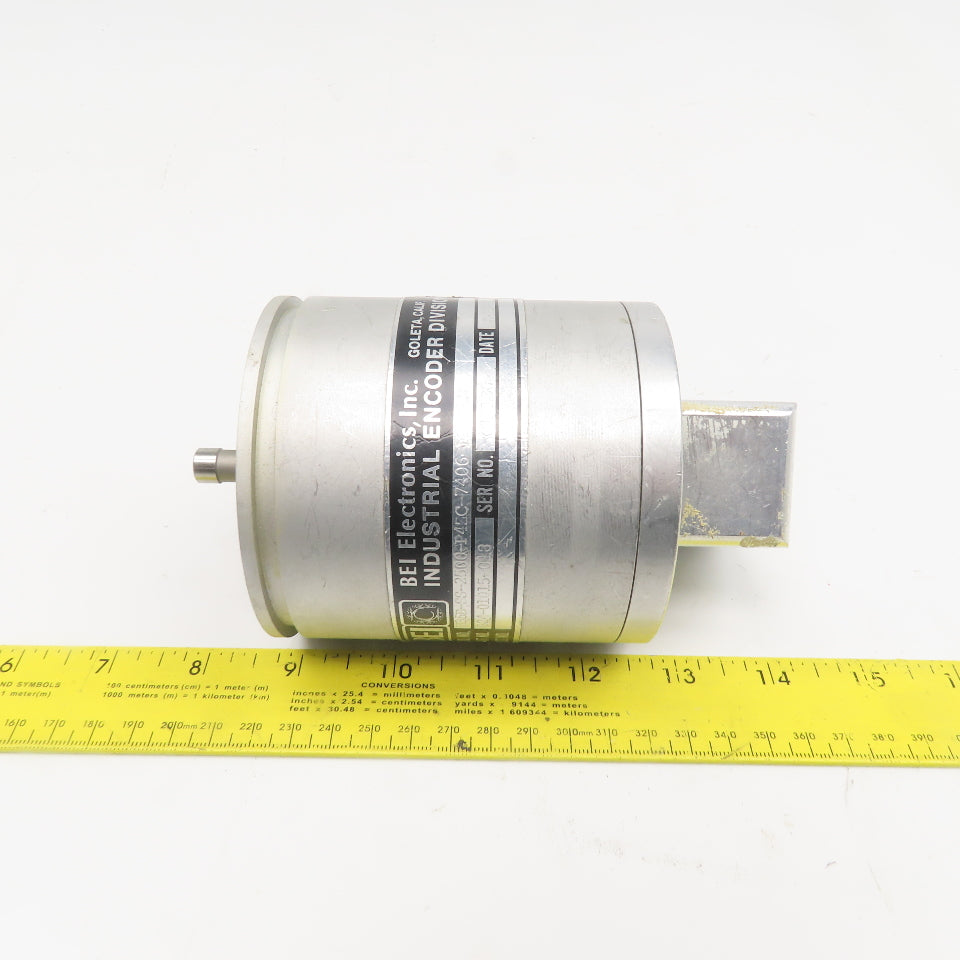 BEI H35B-SS-2500-P4ZC-7406-EM18-S Rotary Encoder 3/8" Shaft