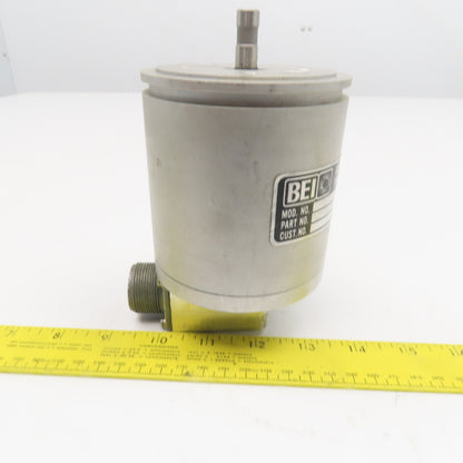 BEI H35B-SS-2500-P4ZC-7406-EM18-S Rotary Encoder 3/8" Shaft