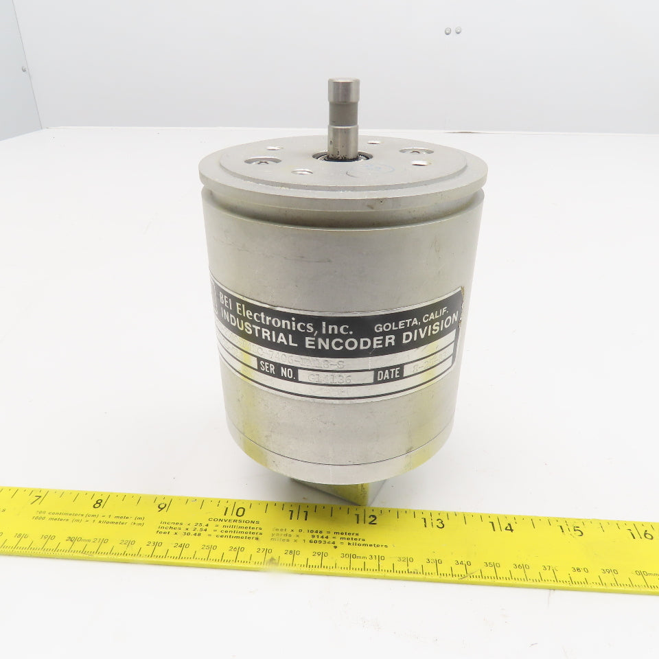 BEI H35B-SS-2500-P4ZC-7406-EM18-S Rotary Encoder 3/8" Shaft