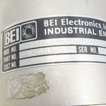BEI H35B-SS-2500-P4ZC-7406-SM18-S Rotary Encoder 3/8" Shaft