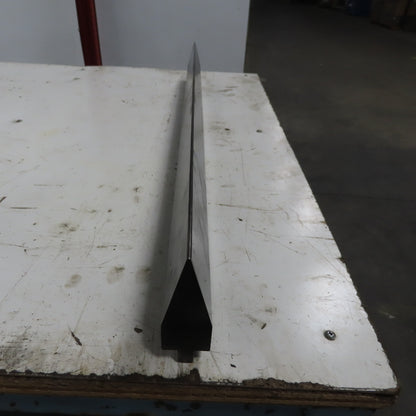 36" Press Brake 30° Forming Angle Die Block 1/2" Tang 4-1/8" Ht. x1-1/2" Thick