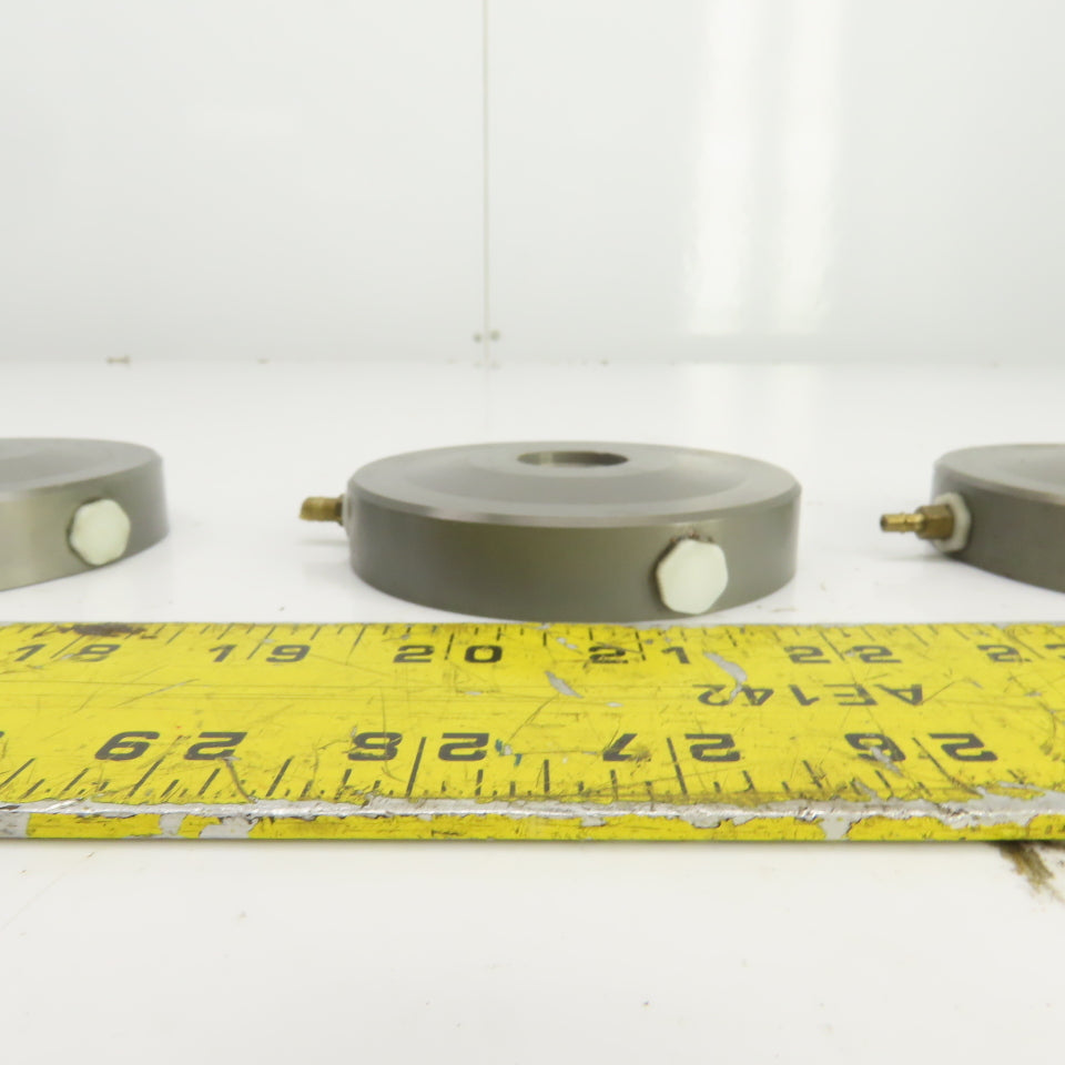 Lubricated Drop-In Ball Transfer Unit 3-1/8" OD Lot Of 4