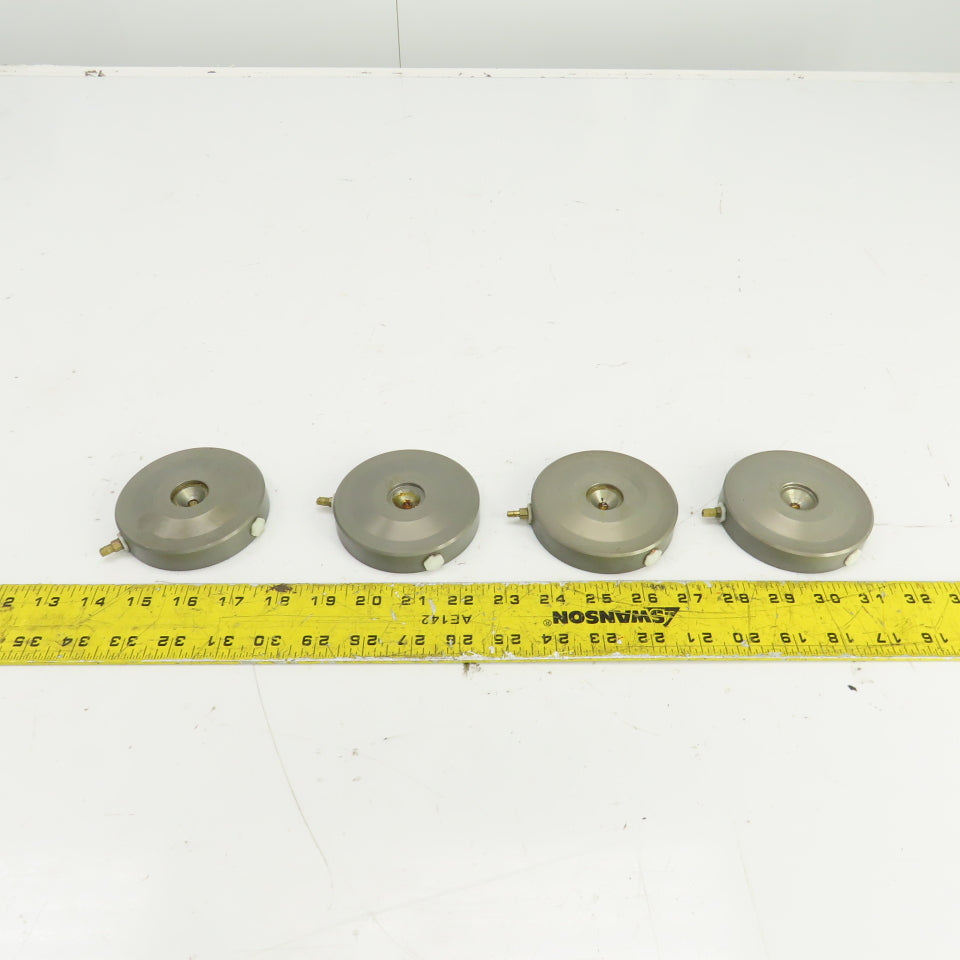 Lubricated Drop-In Ball Transfer Unit 3-1/8" OD Lot Of 4