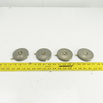 Lubricated Drop-In Ball Transfer Unit 3-1/8" OD Lot Of 4