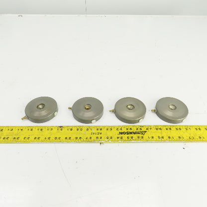 Lubricated Drop-In Ball Transfer Unit 3-1/8" OD Lot Of 4