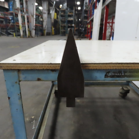 62-7/8" Press Brake 30° Forming Angle Die Block 1/2" Tang 4-1/8"Ht.x1-1/2" Thick