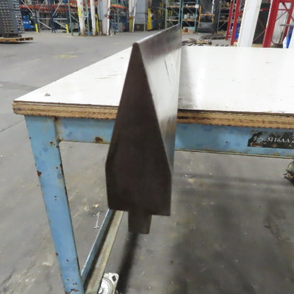 62-7/8" Press Brake 30° Forming Angle Die Block 1/2" Tang 4-1/8"Ht.x1-1/2" Thick