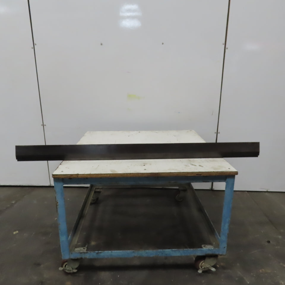 62-7/8" Press Brake 30° Forming Angle Die Block 1/2" Tang 4-1/8"Ht.x1-1/2" Thick