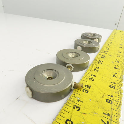 Lubricated Drop-In Ball Transfer Unit 2-1/8" OD Lot Of 4