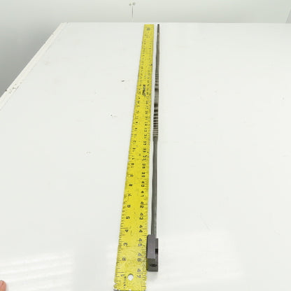 46" OAL Gear Rack 28-3/4" Travel Length 1/2" W 8TPI From Browne&Sharp Validator