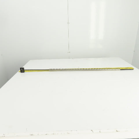 46" OAL Gear Rack 28-3/4" Travel Length 1/2" W 8TPI From Browne&Sharp Validator