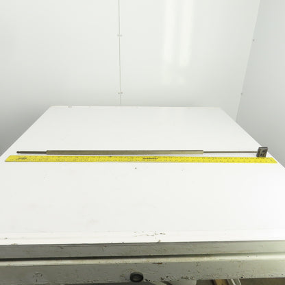 46" OAL Gear Rack 28-3/4" Travel Length 1/2" W 8TPI From Browne&Sharp Validator