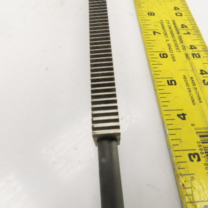 64.5"OAL Gear Rack 41-5/8" Travel Length 1/2" W 8TPI From Browne&Sharp Validator