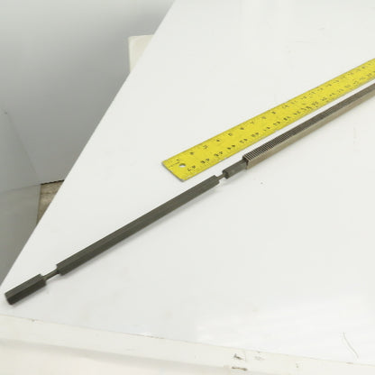 64.5"OAL Gear Rack 41-5/8" Travel Length 1/2" W 8TPI From Browne&Sharp Validator