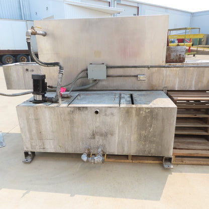 Automated Finishings Stainless Steel Automatic Parts Washer 23"x 19' 24FPM 3Ph