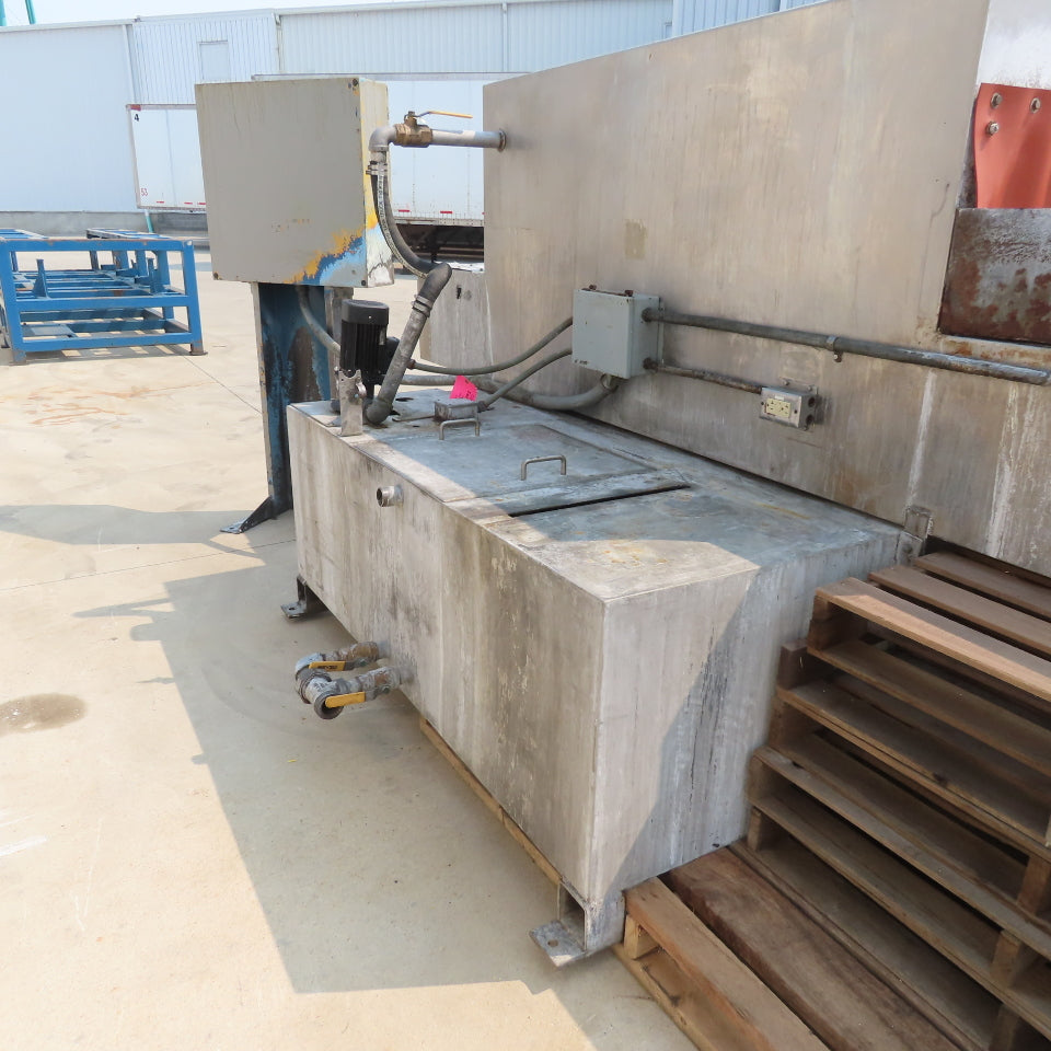 Automated Finishings Stainless Steel Automatic Parts Washer 23"x 19' 24FPM 3Ph