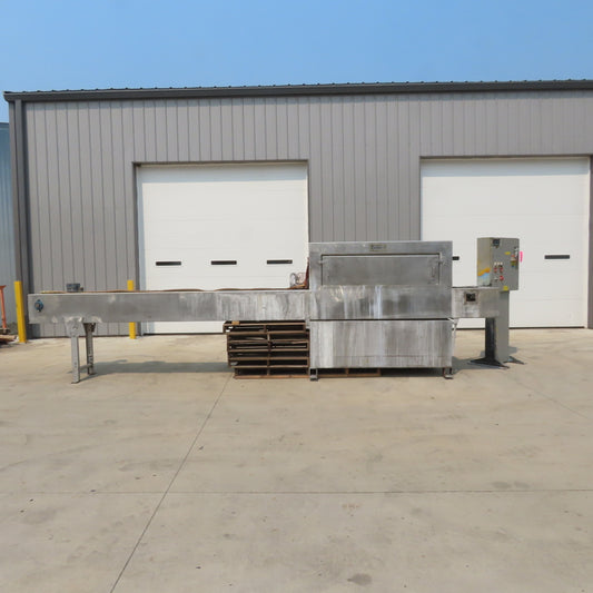 Automated Finishings Stainless Steel Automatic Parts Washer 23"x 19' 24FPM 3Ph