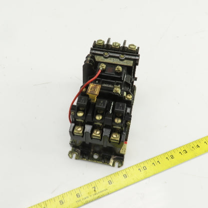 Allen Bradley 509-A0D Ser B Nema Size 0 Contactor 5HP 120V Coil 600V