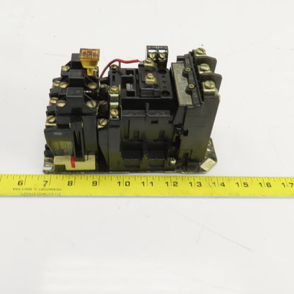 Allen Bradley 509-A0D Ser B Nema Size 0 Contactor 5HP 120V Coil 600V