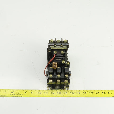 Allen Bradley 509-A0D Ser B Nema Size 0 Contactor 5HP 120V Coil 600V