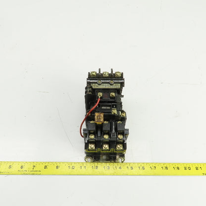 Allen Bradley 509-A0D Ser B Nema Size 0 Contactor 5HP 120V Coil 600V