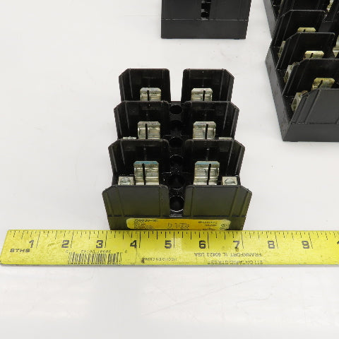 Buss J60030-3C 600V 30A 3 Pole Fuse Holder Lot Of 14