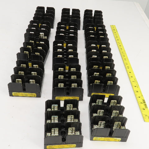 Buss J60030-3C 600V 30A 3 Pole Fuse Holder Lot Of 14