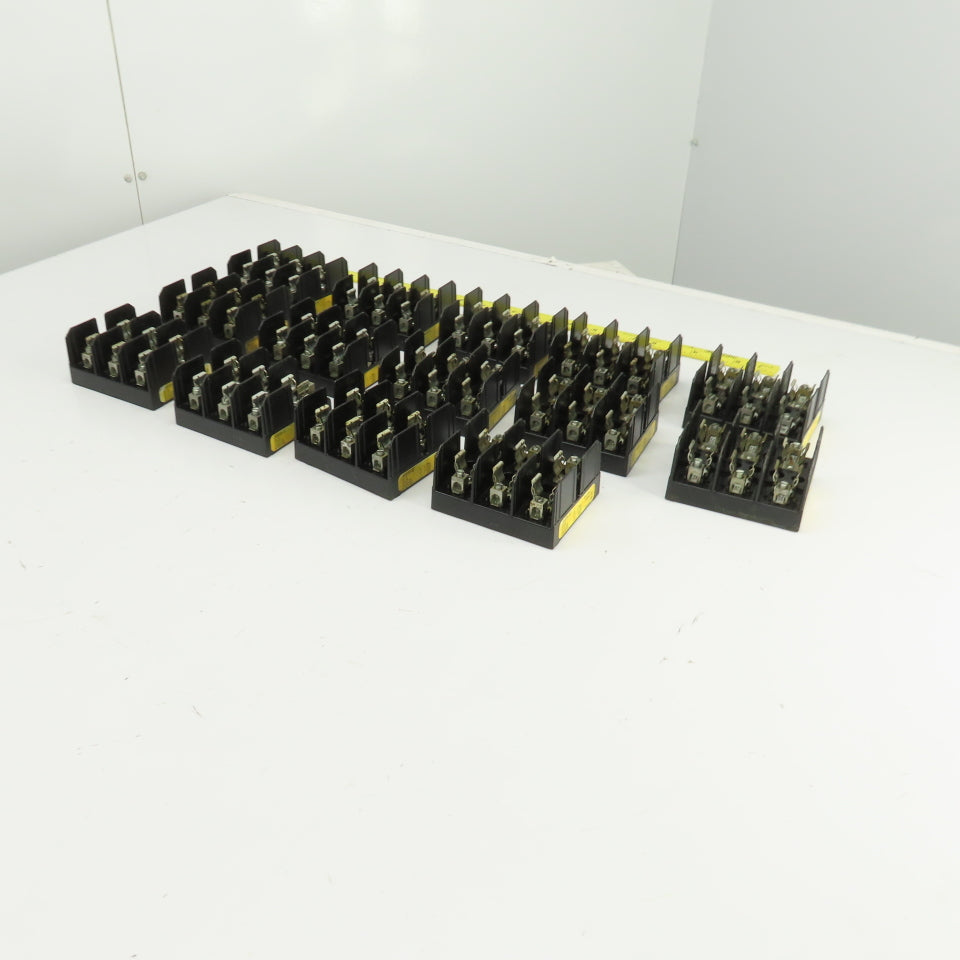 Buss J60030-3C 600V 30A 3 Pole Fuse Holder Lot Of 14
