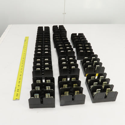 Buss J60030-3C 600V 30A 3 Pole Fuse Holder Lot Of 14