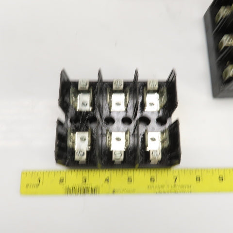 Buss J60030-3C 600V 30A 3 Pole Fuse Holder Lot Of 14